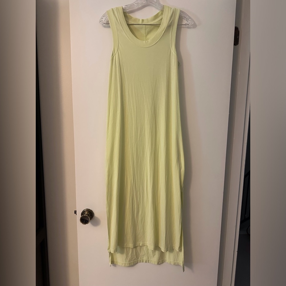 Lululemon All Yours Tank Maxi Dress Crispin Green size 4/6 - Picture 2 of 6
